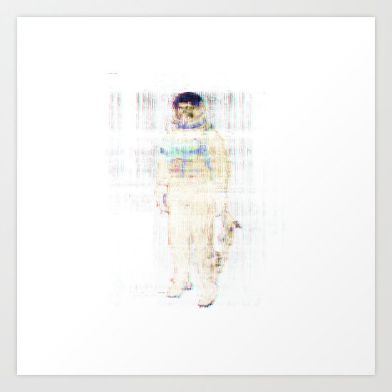 Too Much Space Will Kill You Art Print