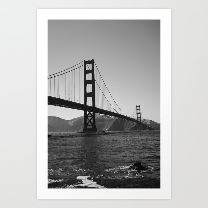 Golden Gate Bridge Art Print By Bethanyyoung Society6 Golden Gate Bridge Art Print