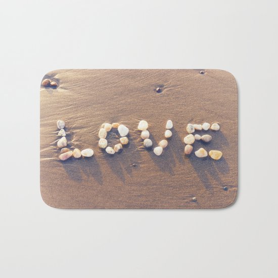 Love Rocks Bath Mat
