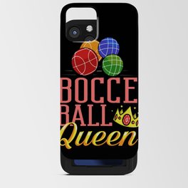 Bocce Ball Italian Bowling Bocci Player iPhone Card Case