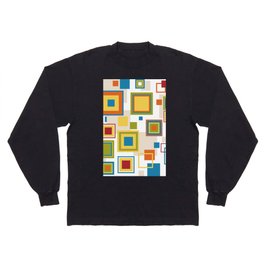 Abstract square patterns Long Sleeve T Shirt