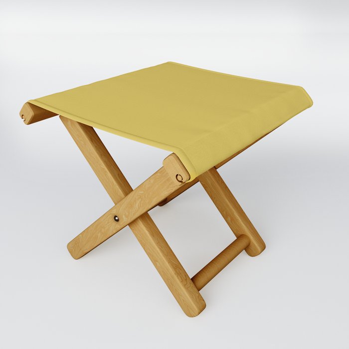 Mustard Yellow Folding Stool