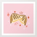 Grilled Cheese Art Print