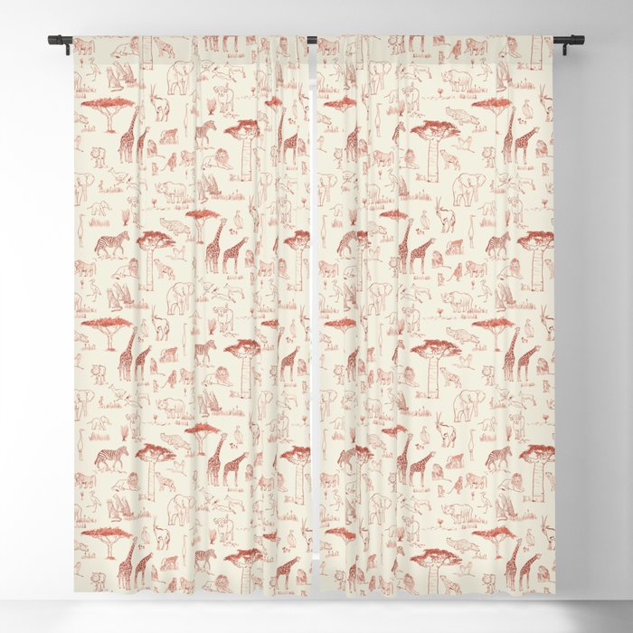 Safari landscape Blackout Curtain