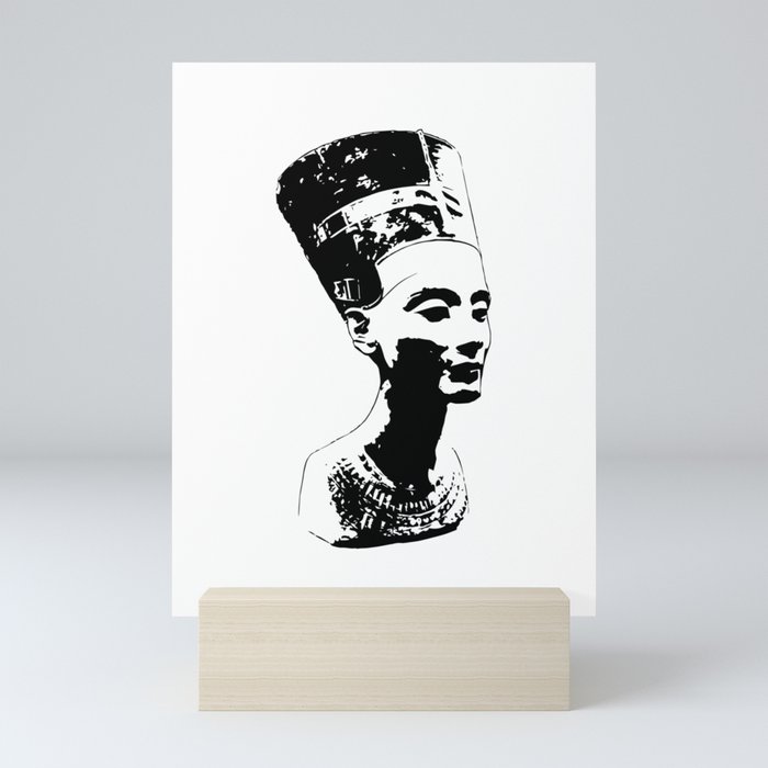 Nefertiti The Queen Mini Art Print