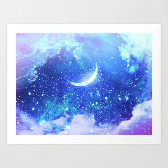 La Lune Art Print