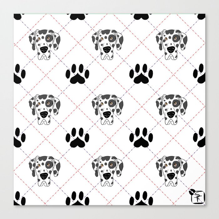 Great dane deals paw print