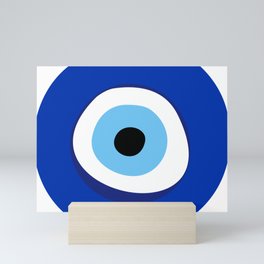 evil eye symbol Mini Art Print