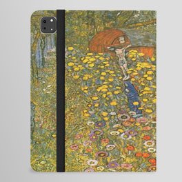 Gustav Klimt - Country Garden with Crucifix iPad Folio Case