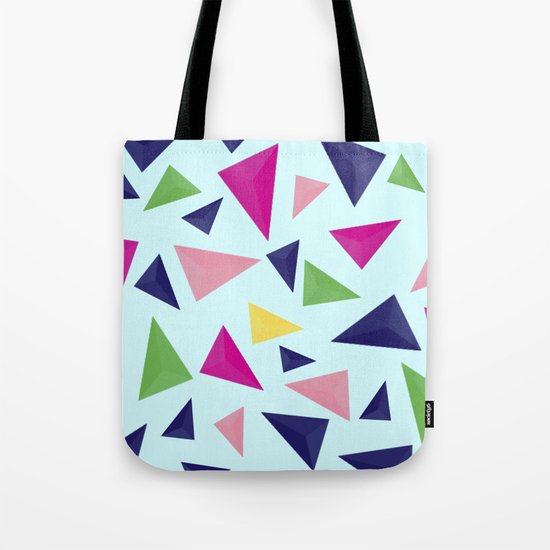 Colorful geometric pattern VIV Tote Bag
