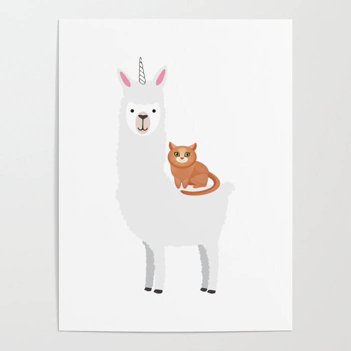Cat new arrivals rides llamacorn