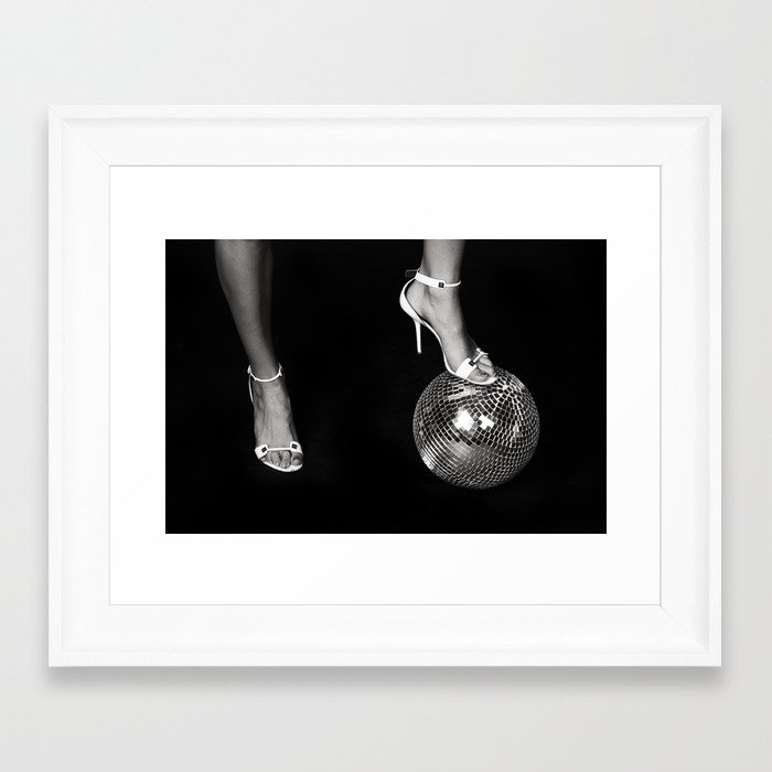 Disco Lies Framed Art Print