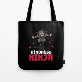 Kindness Ninja Japan Hearts Day Valentines Day Tote Bag