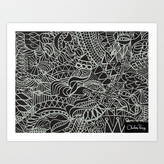 Lux Tux Art Print