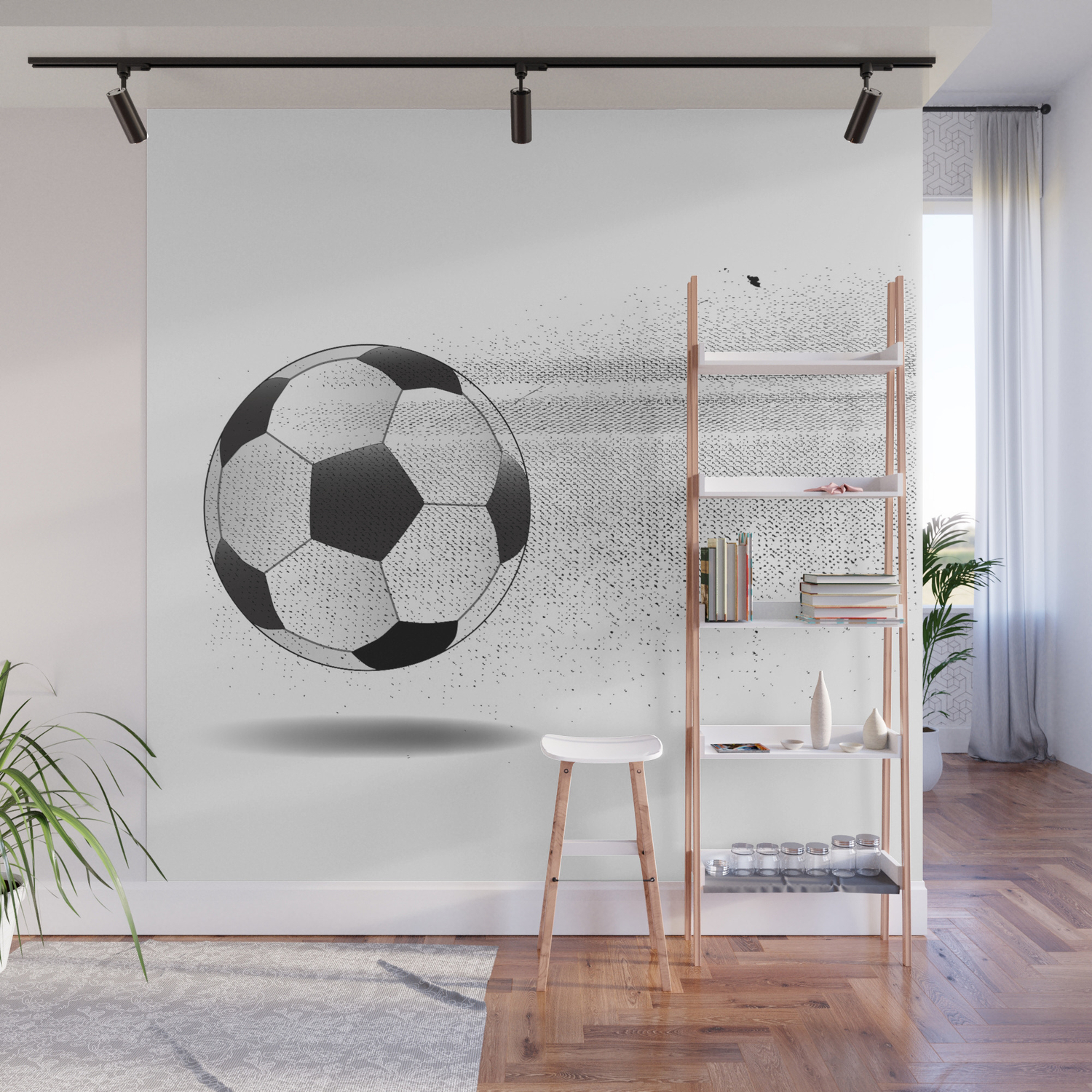 Moving Football Wall Mural By Homestead Society6 Buy children's football wall decals and stickers and get the best deals at the lowest prices on ebay! moving football wall mural by homestead