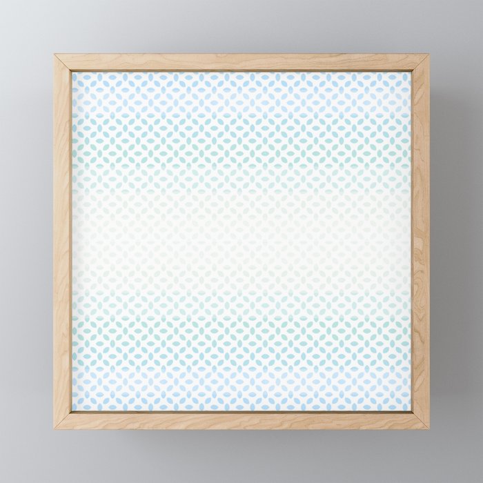 Pattern Color Scale Framed Mini Art Print