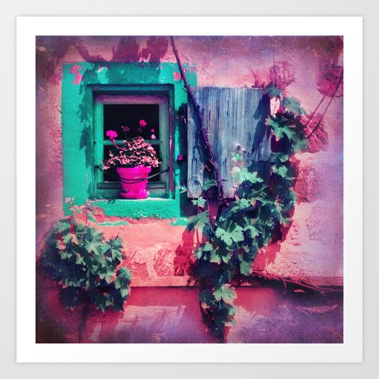 THE OLD FLOWER POT Art Print