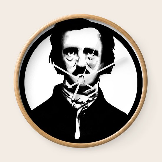 Poe Wall Clock
