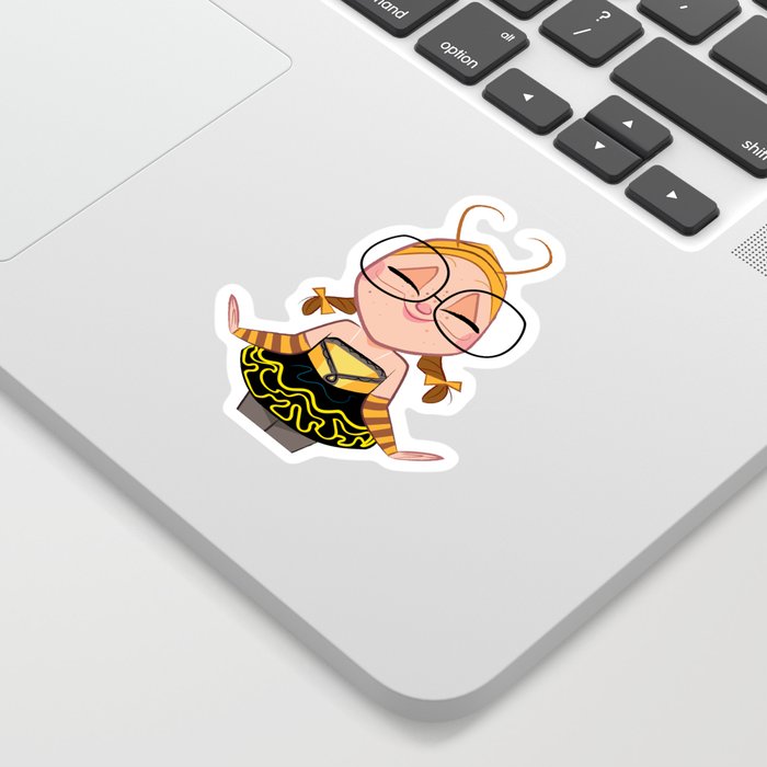 Bee Kid Sticker
