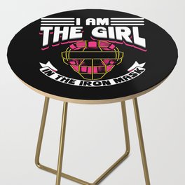 Girl In The Iron Mask Side Table