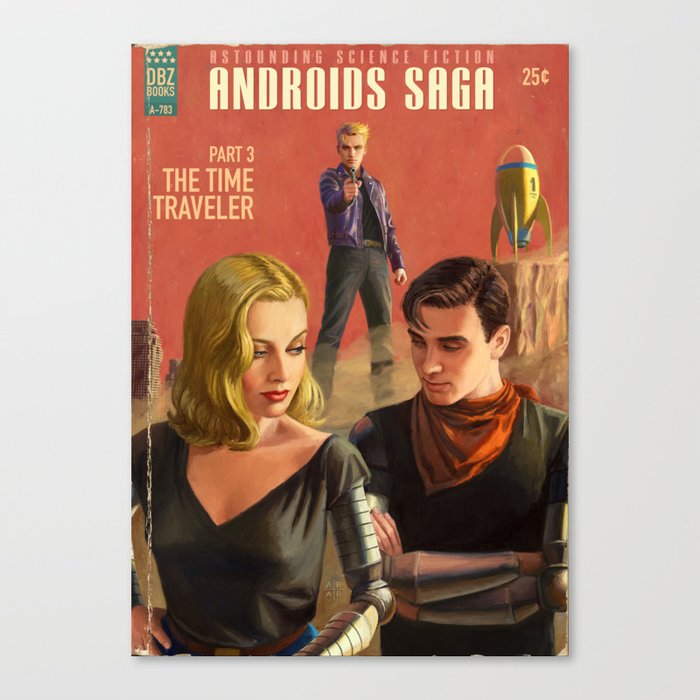 Androids Saga - The Time Traveler Canvas Print