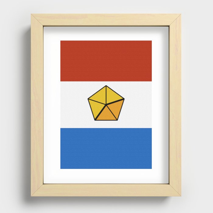 Free Planets Alliance Flag (Old) Recessed Framed Print