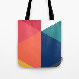 Retro Triangles Tote Bag