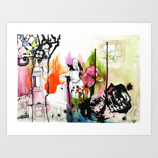 Vivid. Art Print