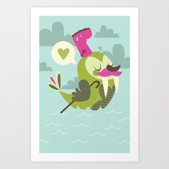 I'm the walrus Art Print