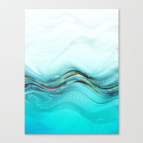 Fractal Wave Canvas Print