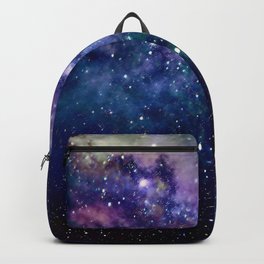 Milky Way Backpack | Nature, Creation, Astronomy, Digital Manipulation, Milkyway, Blue, Yellow, Graphicdesign, Galaxy, Clouds 