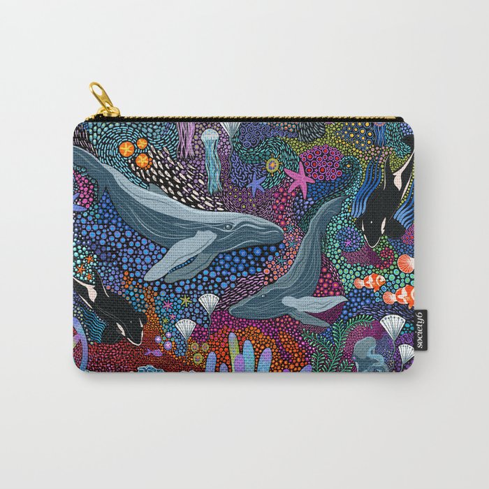 Whale Ocean Life Carry-All Pouch