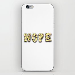 Nope donuts iPhone Skin