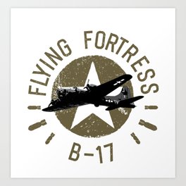 B-17 Flying Fortress Art Print