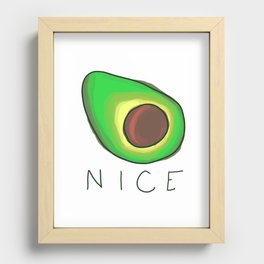 nice avocado Recessed Framed Print