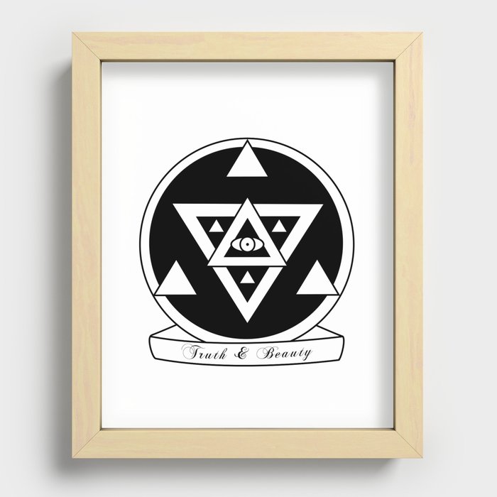 Truth and Beauty Recessed Framed Print