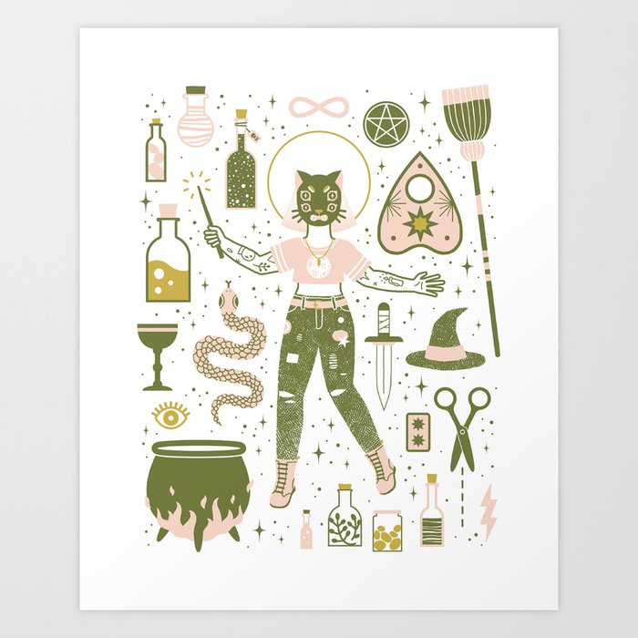 The Witch Art Print