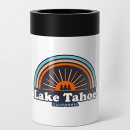 Lake Tahoe California Rainbow Can Cooler