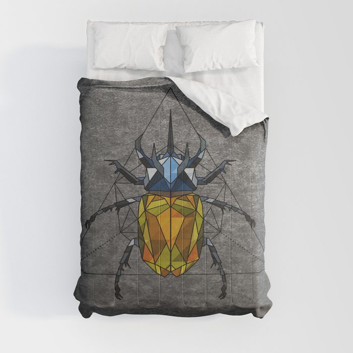 Geo Beetle  Comforter