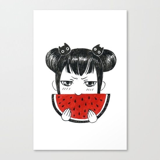 Watermelon Canvas Print