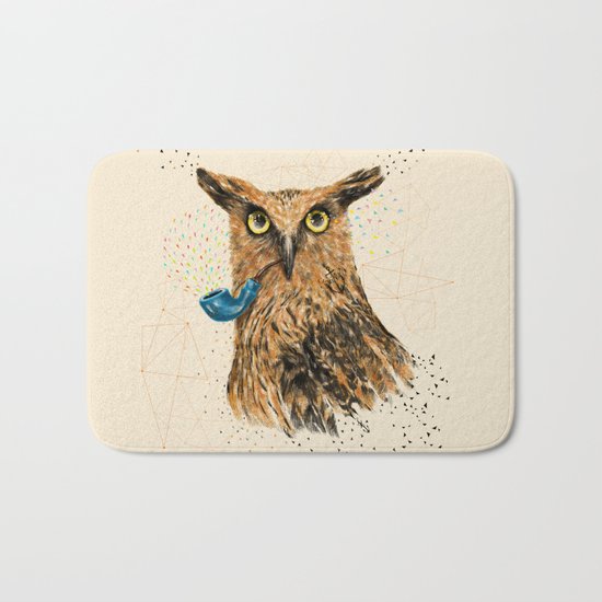 Mr.Owl V Bath Mat