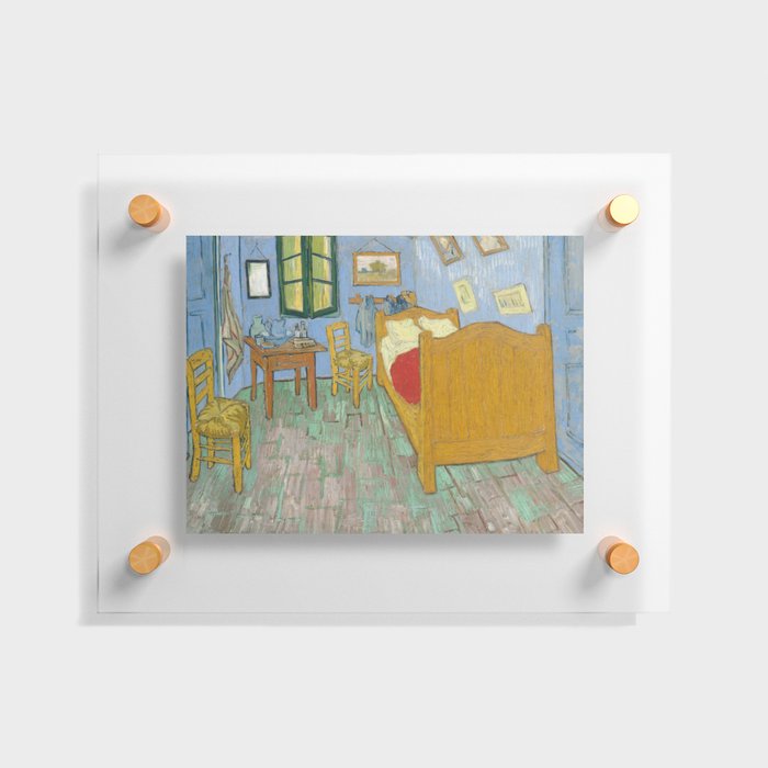 Vincent van Gogh - The Bedroom in Arles Floating Acrylic Print
