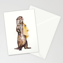 otter Stationery Card