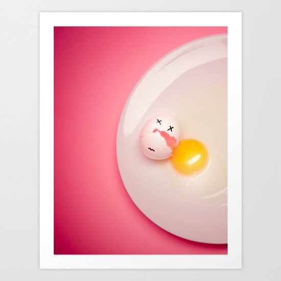 Egg. Art Print