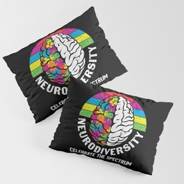 Neurodiversity Celebrate The Spectrum Autism Awareness Pillow Sham