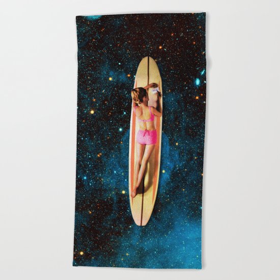 Pleiadian Surfer Beach Towel