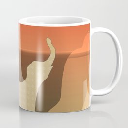 Underwater Elephant Scene Design Coffee Mug