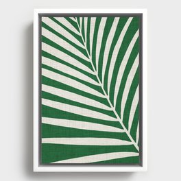Minimalist Palm Leaf Framed Canvas