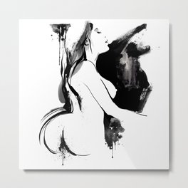 Nude Beauty Metal Print