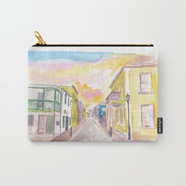 St George Bermuda Quiet Street Walk Afternoon Carry-All Pouch